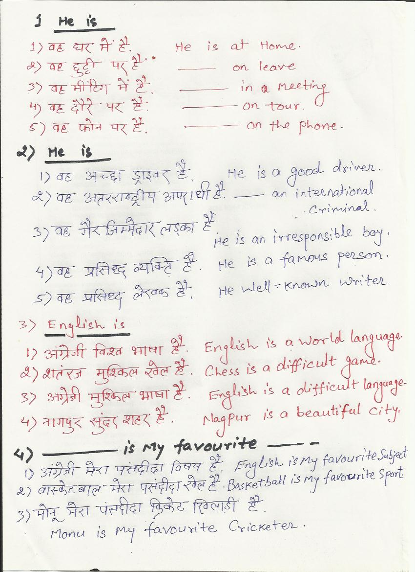 Speak Hindi In 30 Days